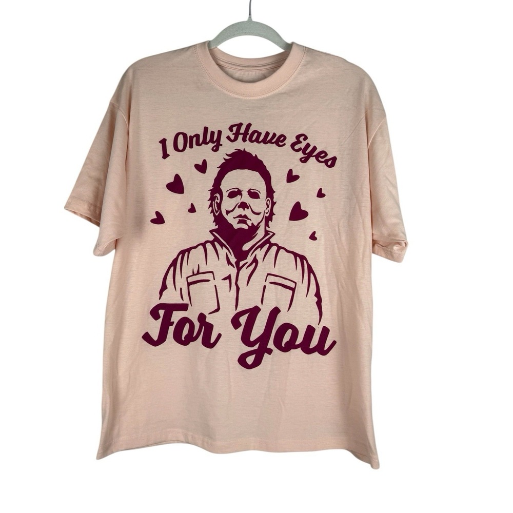 John Carpenters Halloween T-Shirt Michael Mayers I Only Have Eyes For You Size S
